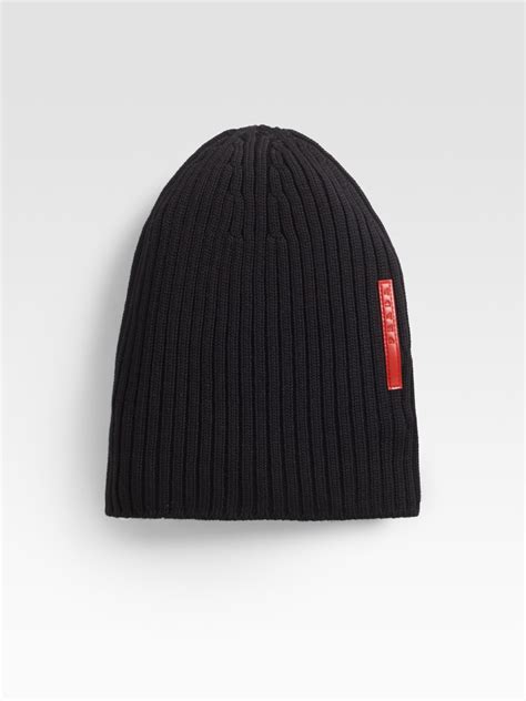 prada beanie men's